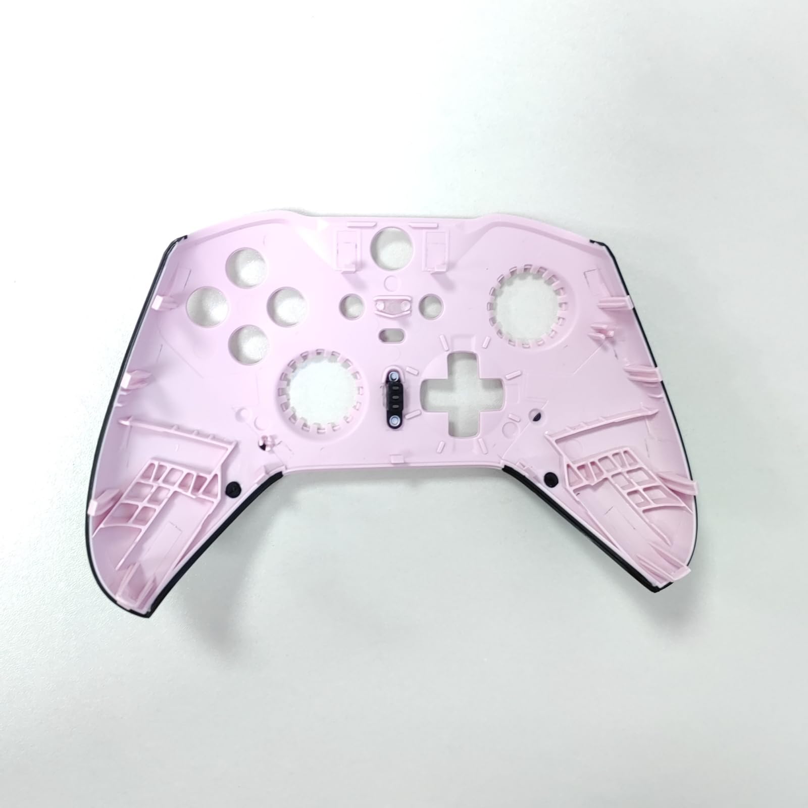 Vordere und Hintere Schale Ersatz-Gehäuse Abdeckung Benutzerdefinierte Hülle Faceplate Zubehör für Xbox Elite Wireless Controller Series 2, Rosa + Weiß