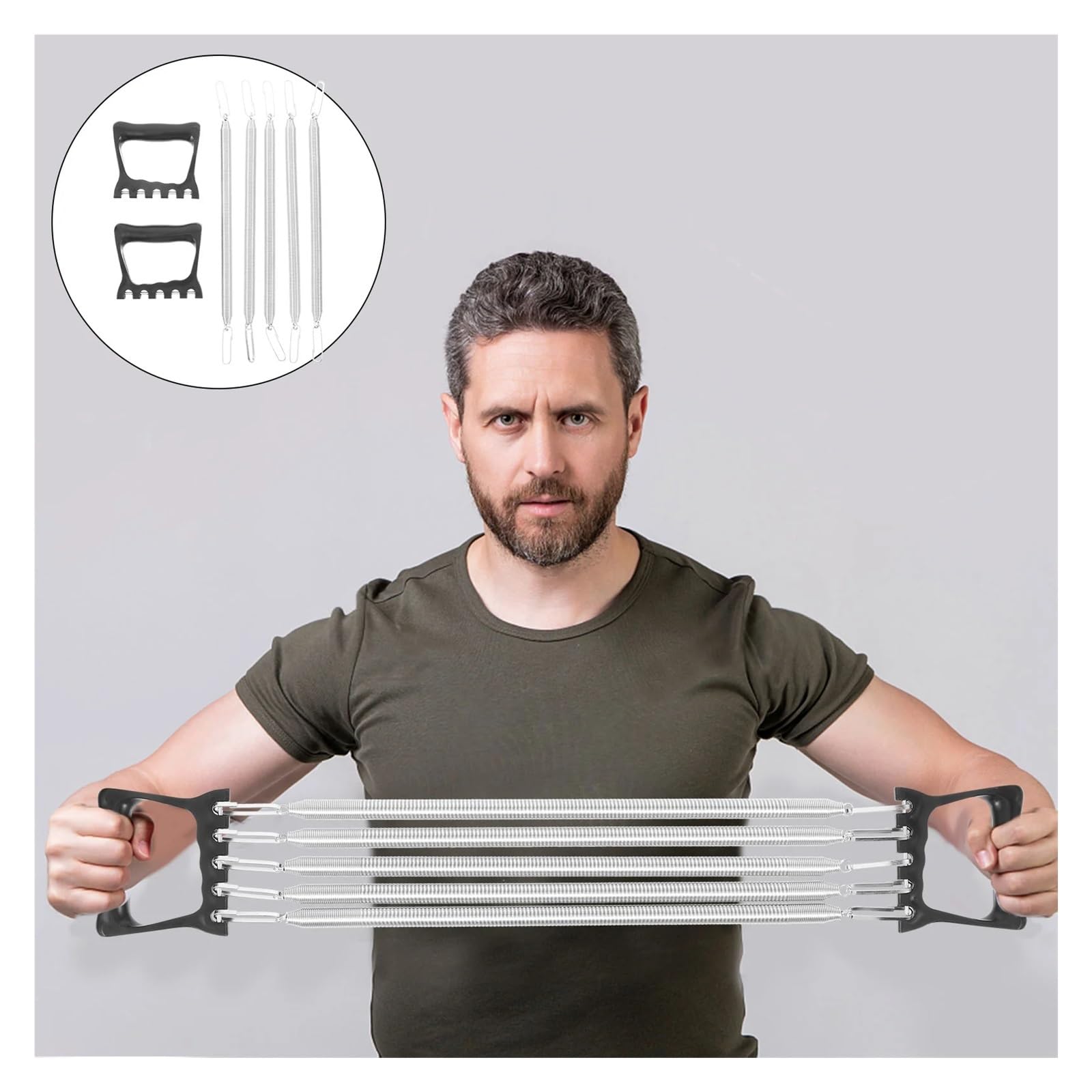 Brust-Expander, Brust-Trainingsgerät, Brusttrainer for Männer, Brusttraining Brustexpander