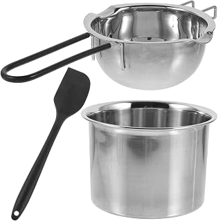 Garneck Melting Pot for Making Double Boilers for Stove Top Stainless Steel Melting Pot Set Cauldron Chocolate Mold for Baking Random