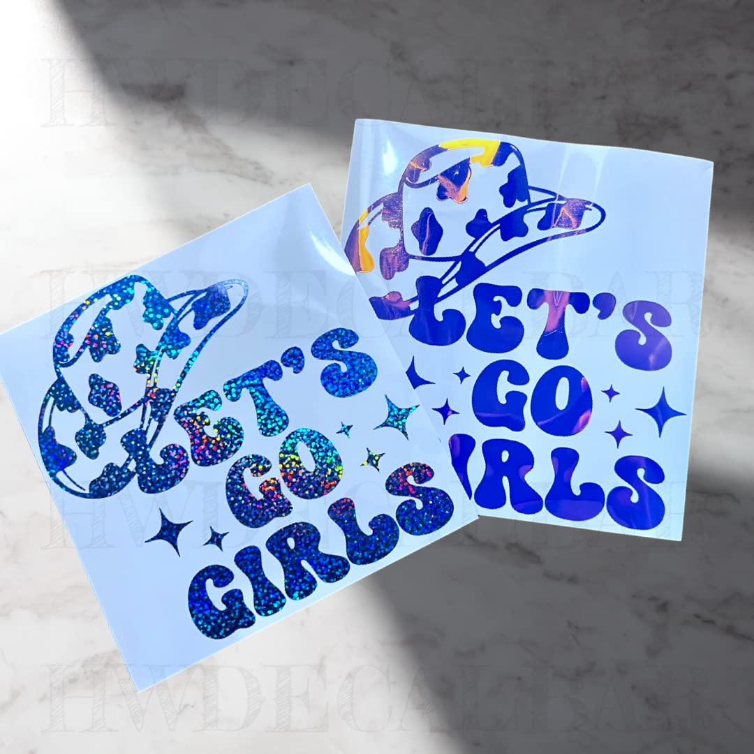 Lets Go Girls Car Decal Lets Go Girls Sticker Car | Desertcart INDIA