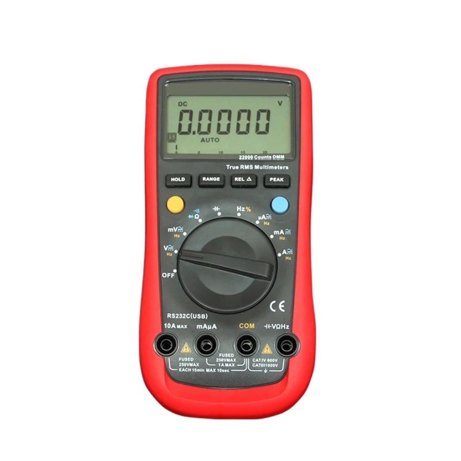 Cyfrowy miernik uniwersalny True RMS 1000 V AC DC Multimetr Tester napięcia Tryb względny 22000 zliczeń Wysoka niezawodność