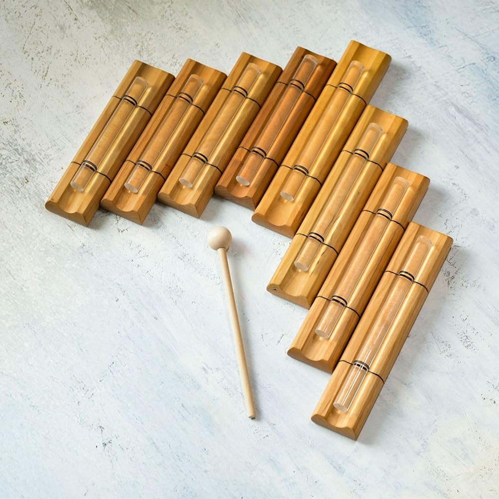 XBTGS Crystal Solo, suoneria manuale musicale, strumento a percussione per yoga, meditazione e consapevolezza, 440H-B7