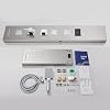 LED Light Shower Panel Tower System 5-in-1 Bathroom Shower Tower Column SUS304 Stainless Steel Rainfall & Waterfall Shower Head Massage Jet Tub Spout Handheld Shower brushed