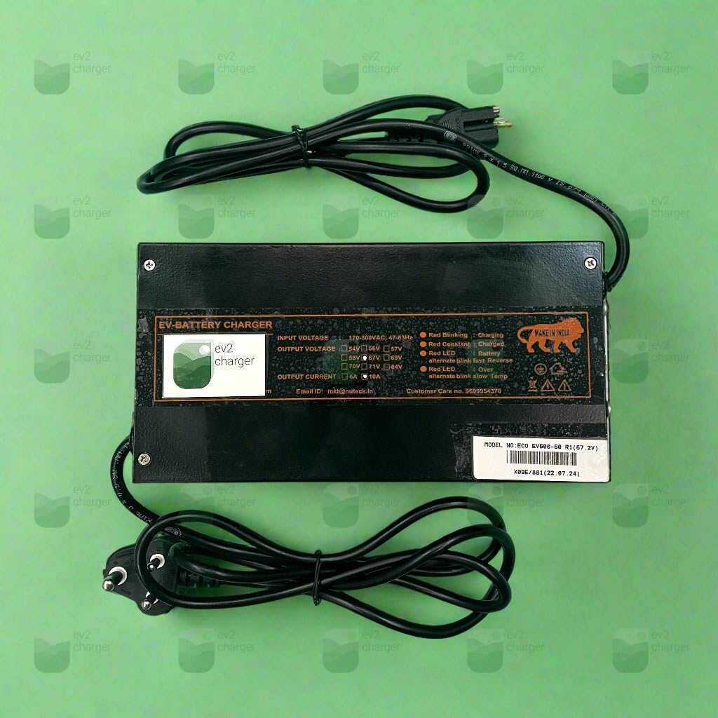 Pure EV 67.2V 10A Lithium Battery Charger - ePluto 7G, ETRANCE Neo (B0DGF1D3KT) Amazon Price History, Amazon Price Tracker