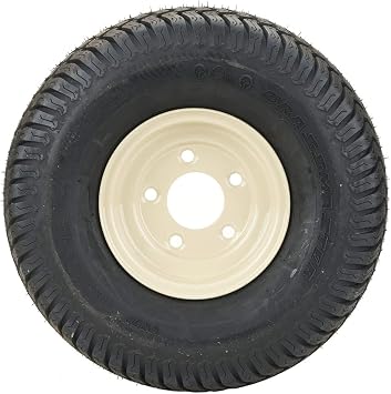 Grasshopper Mower Turf Tire 20 x 10-8 with Wheel, Provides Overall Excellent Performance on Level Mowing Areas, Ideal for Lawns and Grassy Terrain, Genuine Replacement Part, OEM 483921