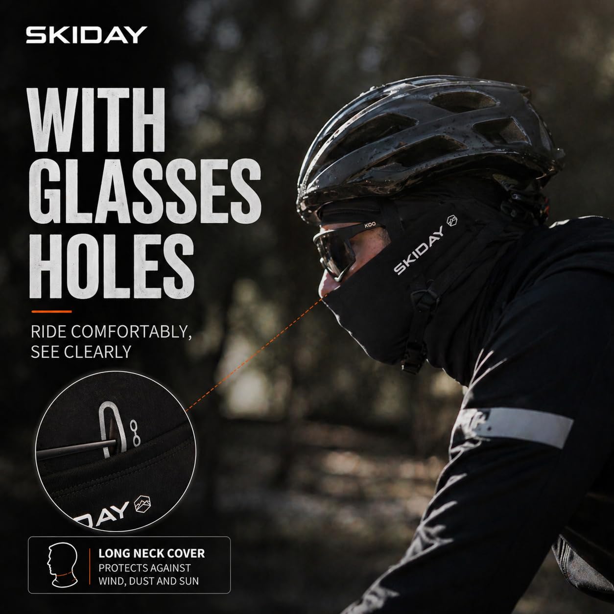 Pasamontañas de esquí para hombres y mujeres, resistente al viento, para invierno, para snowboard, motociclismo, color negro, Negro -, talla única