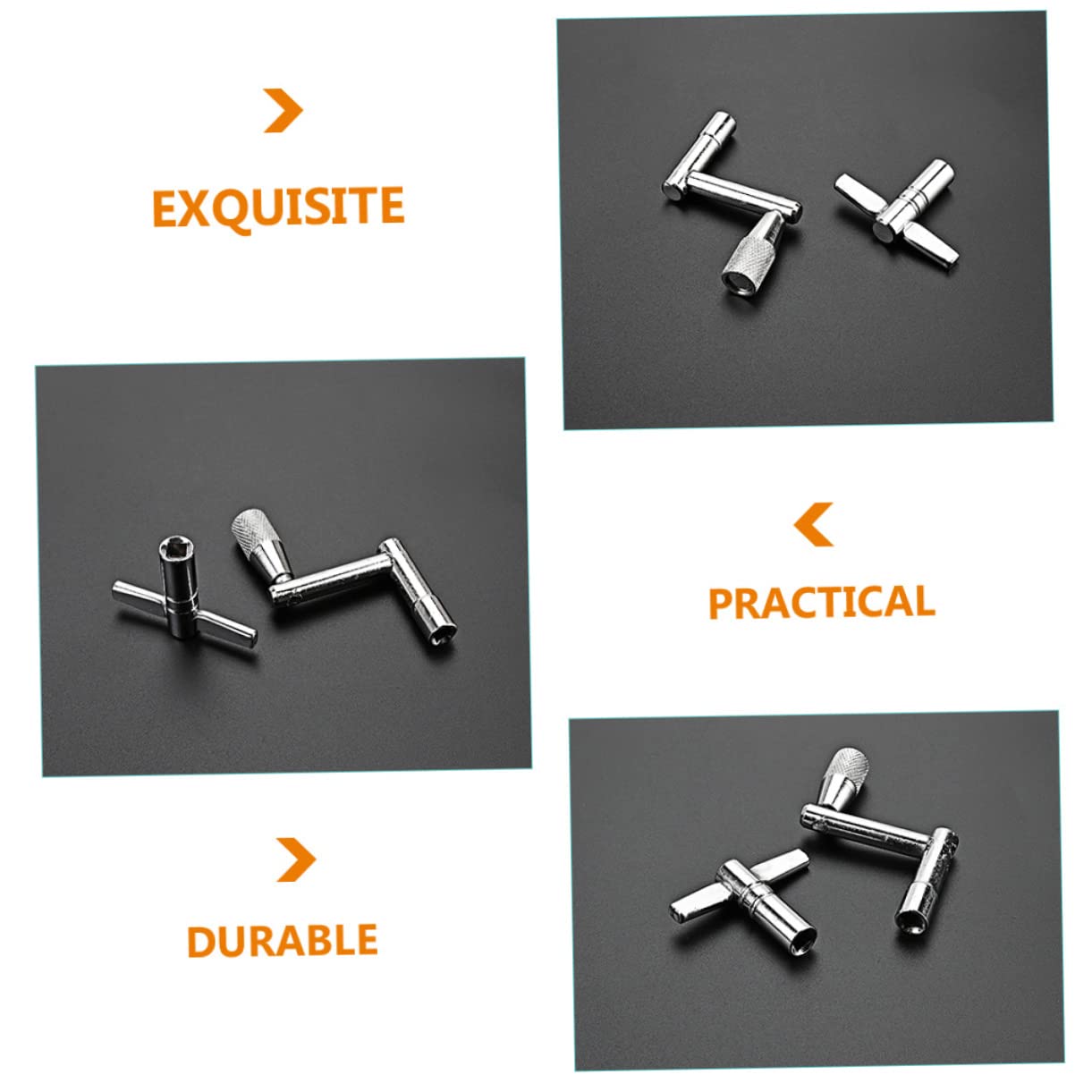 NULYLU 1 Set Wrench Set Drum Key Tool Drum Tool Drum Accessories Tuning Keys Snare Drum Accessory Drum Keys Drum Tuner Tool Drum Tuning Wrench Drum Adjustment Key Drums Accessories