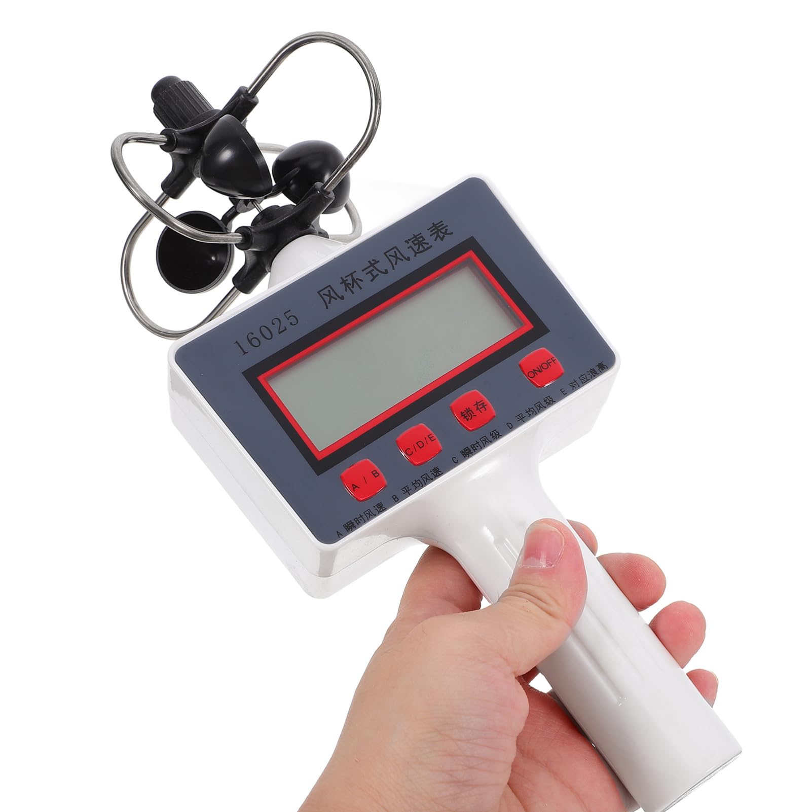 Digitales Anemometer Handgerät mit Lcd Display aus Kunststoff