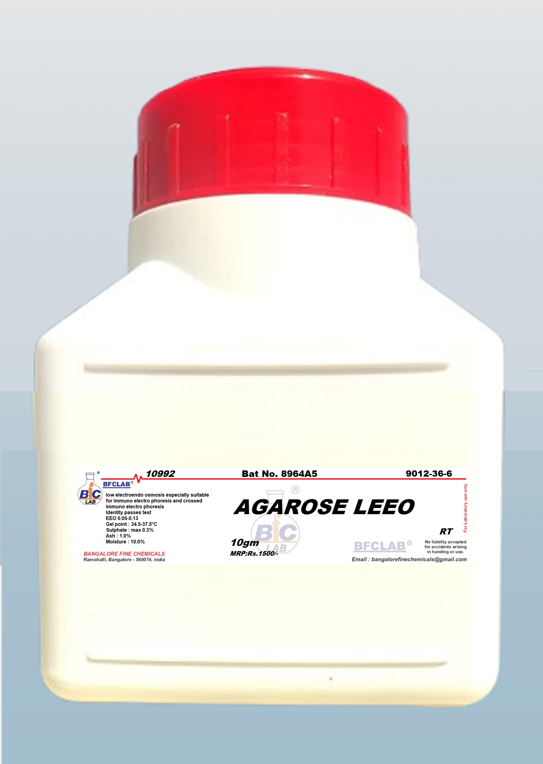 BFC AGAROSE LEEO - 10gm For ELECTROPHORESIS CAS No:9012-36-6-image-27