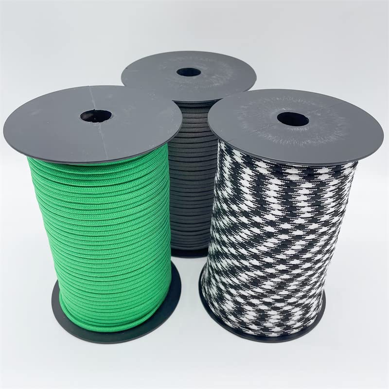 100M 550 Standard 7-adriges Paracord-Seil 4mm Outdoor-Camouflage-Fallschirmschnur Überlebens-Regenschirm-Zelt-Lanyard-Gurt