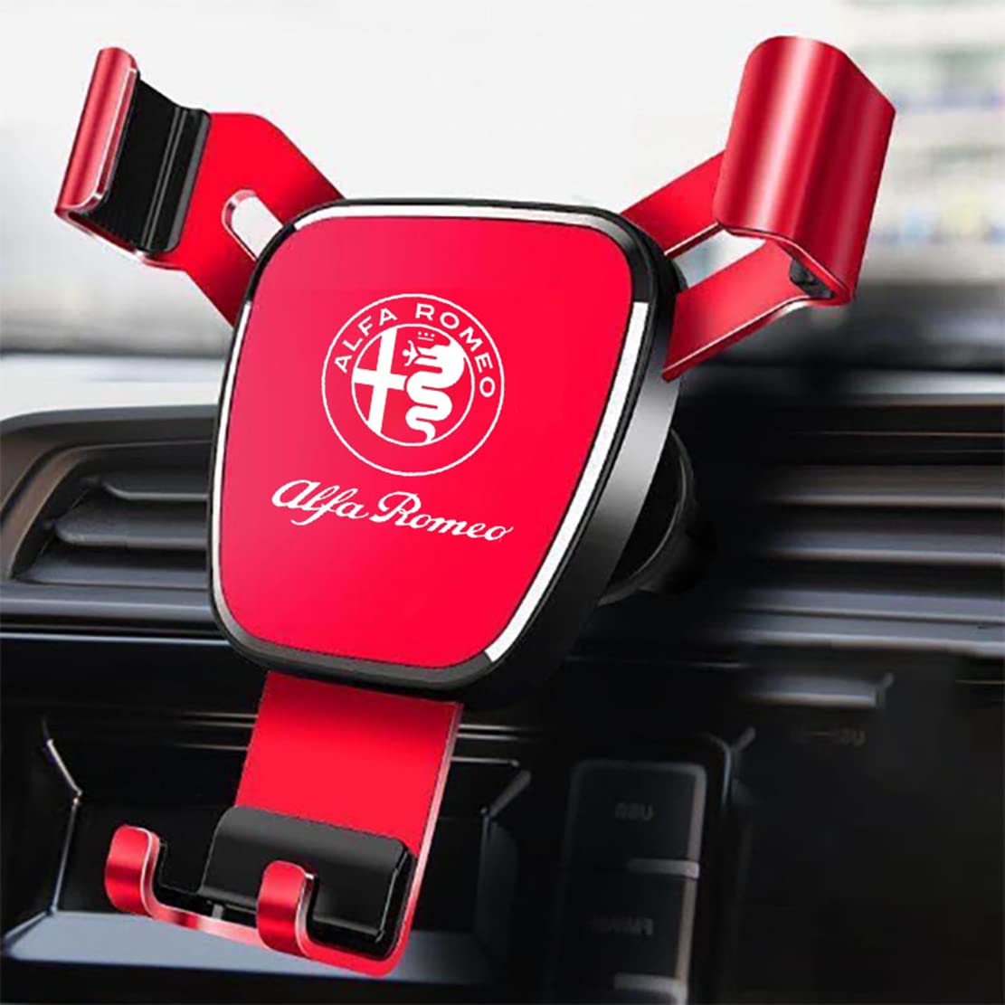 ERGENB Metal Phone Holder,Car Navigation Mobile Phone Holder,For Alfa Romeo  Giulia Giulietta 159 156 Mito Stelvio Sportiva