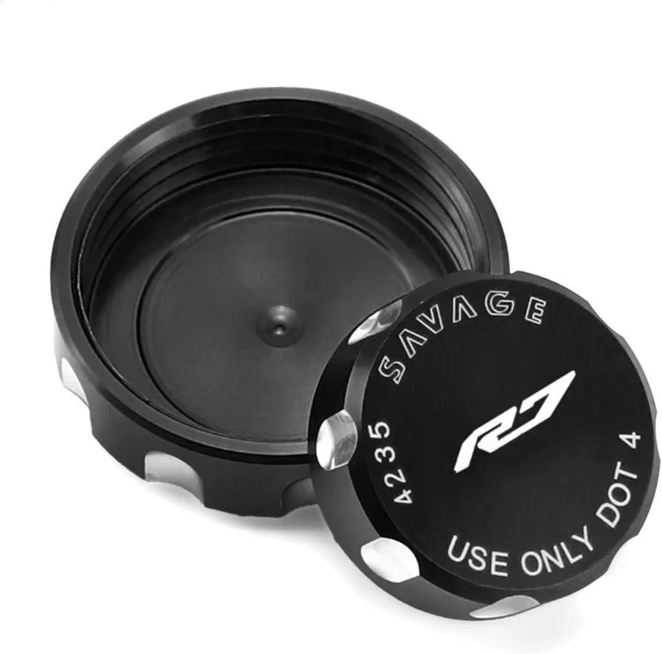 Front Rear Brake Fluid Reservoir Cover For YAMAHA YZF R7 2021-2024 YZFR7 YZF-R7 2023 Motorcycle Fluid Cylinder Brake Pump Cap