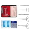 Complete Suture Practice Kit For Medical Students Vets & Nurses for Training, Reusable True Skin Feel Silicon Suturing Pad With Necessary Tool Kit For Training (Complete Kit)