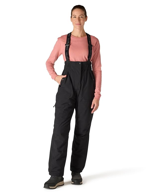 Carhartt Women's Storm Defender Insulated Bib Overall, Black, Medium by Carhartt - Used condition - US$154.79