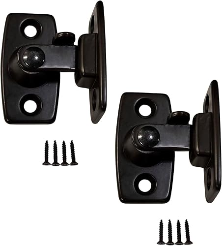 Miniatura 23 de QCAA Barra de obturador/pestillo de puerta de latón macizo, 7/8" x 2-3/32", latón pulido, paquete de 2, fabricado en Taiwán