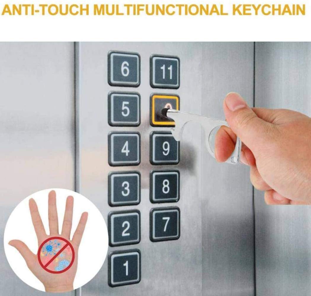 Porte-clé Sans Contact En Inox SAFE KEY Pour Ouverture De Porte - Neuf Avec étiquettes