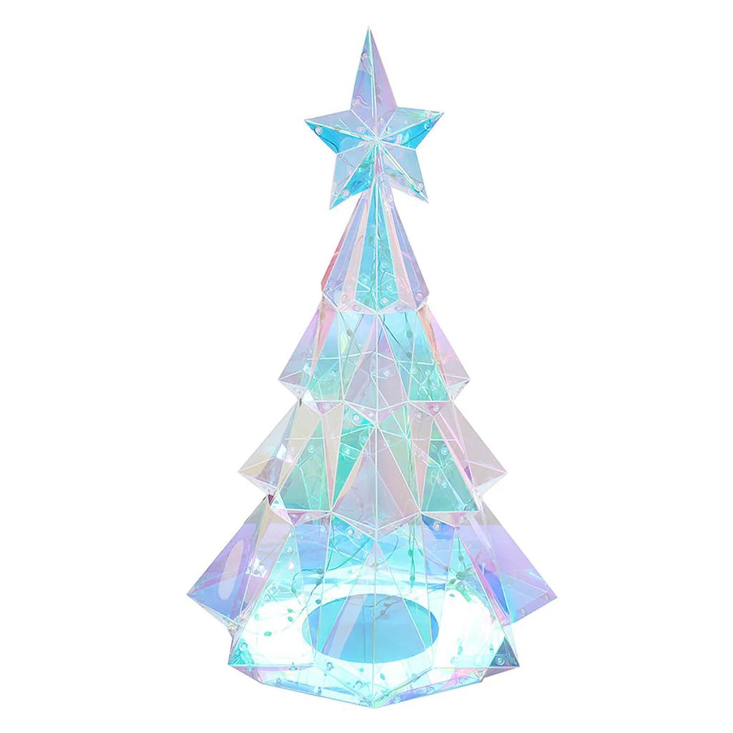 The Leonardo Collection Xmas Tree Starlightz Lamp M For Christmas Decor | Medium Light-Up Tree With Led Starlight Effect | Magical Holiday Lamp For Mantels, Tables & Windowsills | Perfect Christmas Gift For Festive Cheer