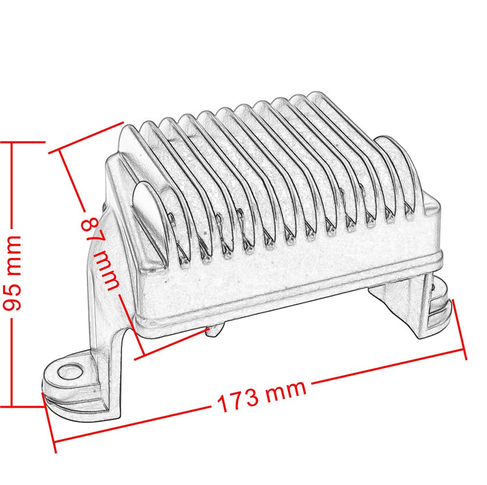 LVTFCO 74505-09 74505-09A Motorcycle Voltage Regulator Rectifier Compatible with Harley Davidson Touring Electra Road Street Glide King 2009-2014