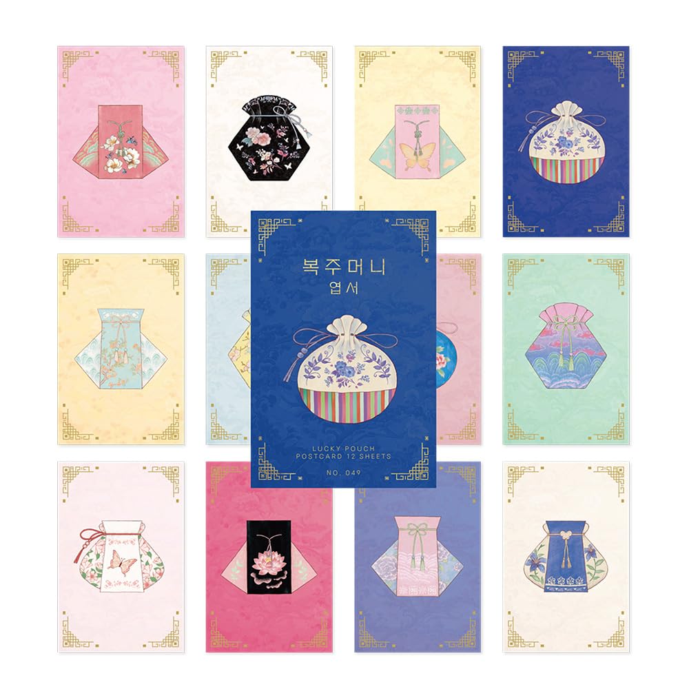 Monolike Lucky Pouch Single Card - Mix 12 pack Postcards