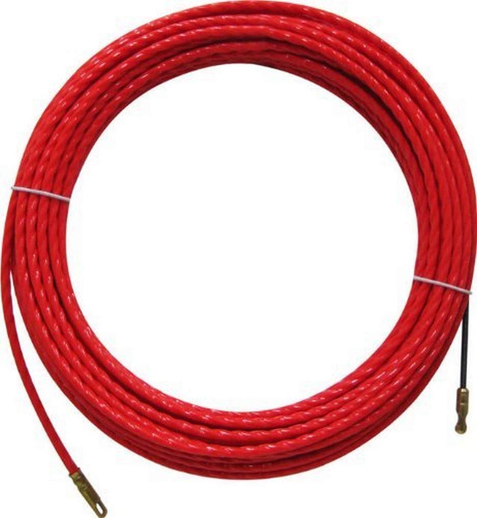 Electraline 61058 Sonda Tiracavi in Acciaio Poliestere, 14 m, Diametro 4,5 mm, Colori Assortiti