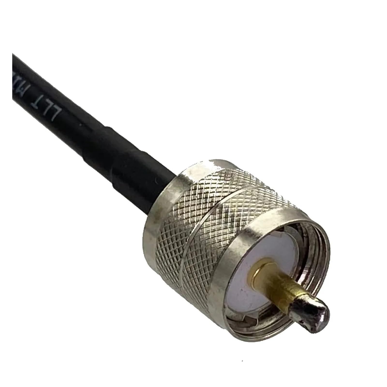 Cavo RG58 UHF Maschio A Connettore PL259 Adattatore Coassiale A Spirale