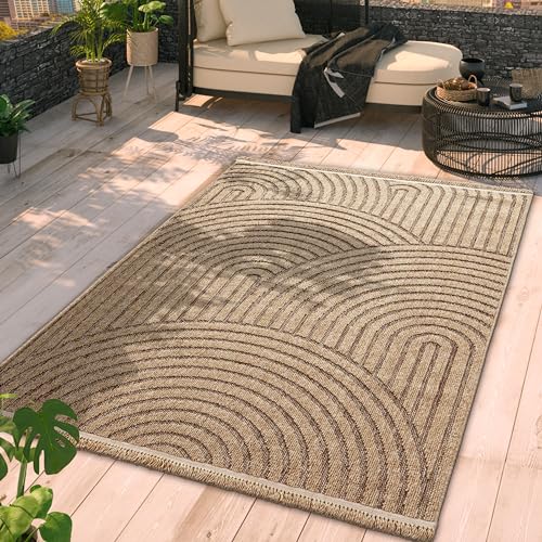 Paco Indoor/Outdoor Rug Beige 3