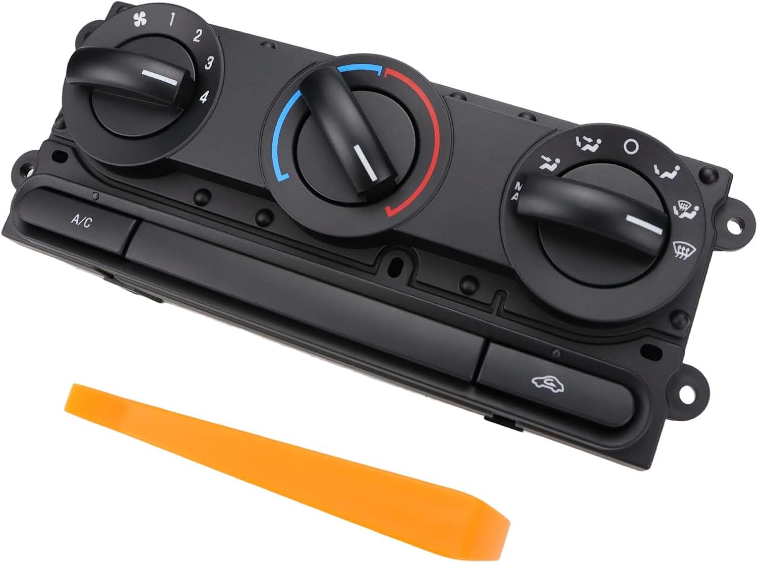 FEXON HVAC Heater Climate Control Module Compatible with 2005-2008 Ford F150, Lobo Replace 599-172 5L3419980AA 5L3Z19980AA 6L3419980AA 6L3419980AB 6L3Z19980AA 7L3419980AA