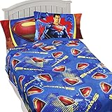 Superman Man of Steel 4-Piece Full Sheet Set
