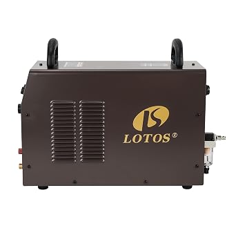 Lotos LTP8000 80 A Plasma Cutter with Pilot ARC Metal Cutter, 1 inch Clean Cut, Brown & CC01 CNC Plasma Cuting Torch (for Pilot Arc Plasma Cutter LTP7000 and LTP8000)