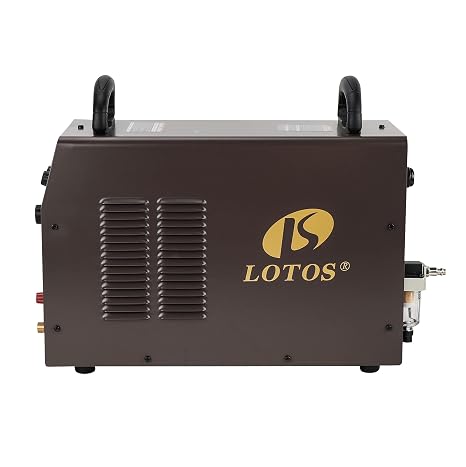 Lotos LTP8000 80 A Plasma Cutter with Pilot ARC Metal Cutter, 1 inch Clean Cut, Brown & CC01 CNC Plasma Cuting Torch (for Pilot Arc Plasma Cutter LTP7000 and LTP8000)