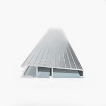 Premium-Grade Aluminum Door Threshold, Mill Finish - Clear. Crafted to Meet fire Safety Standards for Both Commercial and Residential use. high-Grade Threshold Easy Installation Extension 36"