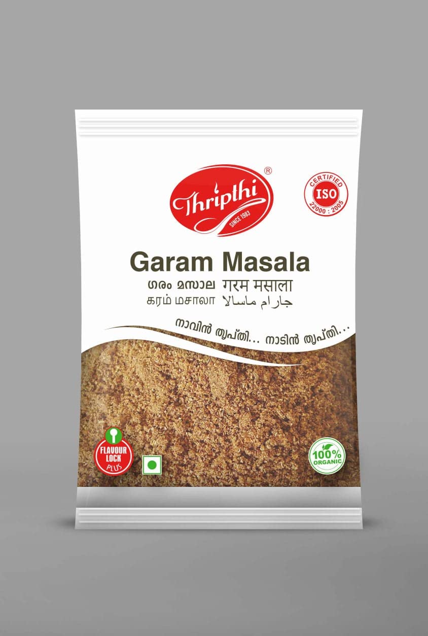 Thripthy Garam Masala Spices Powder 50g Khada Masala Sabut Garam