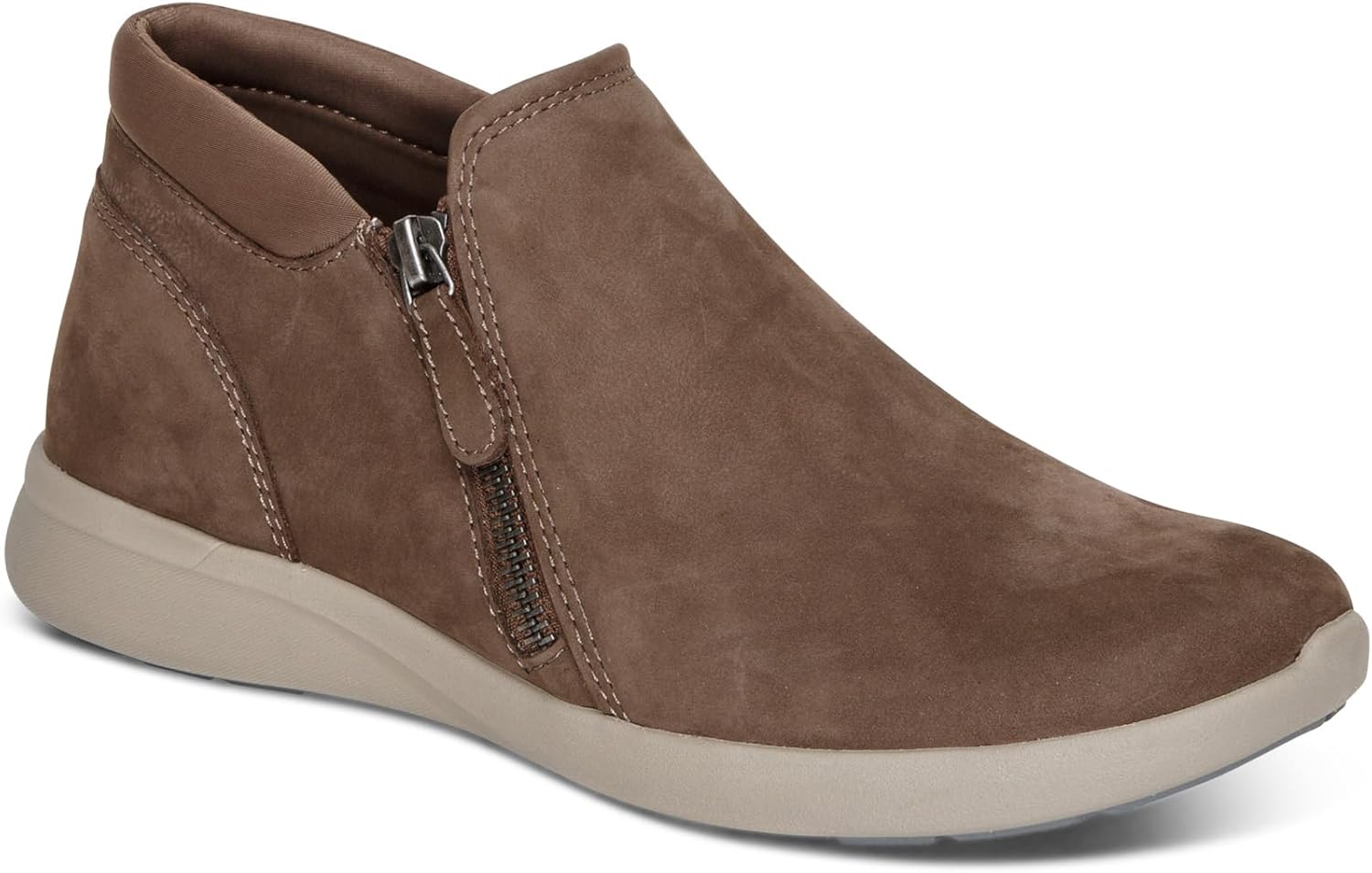 Aetrex Women's Addie Orthopedic Slip-On Arch Support Casual Ankle Boots for Women