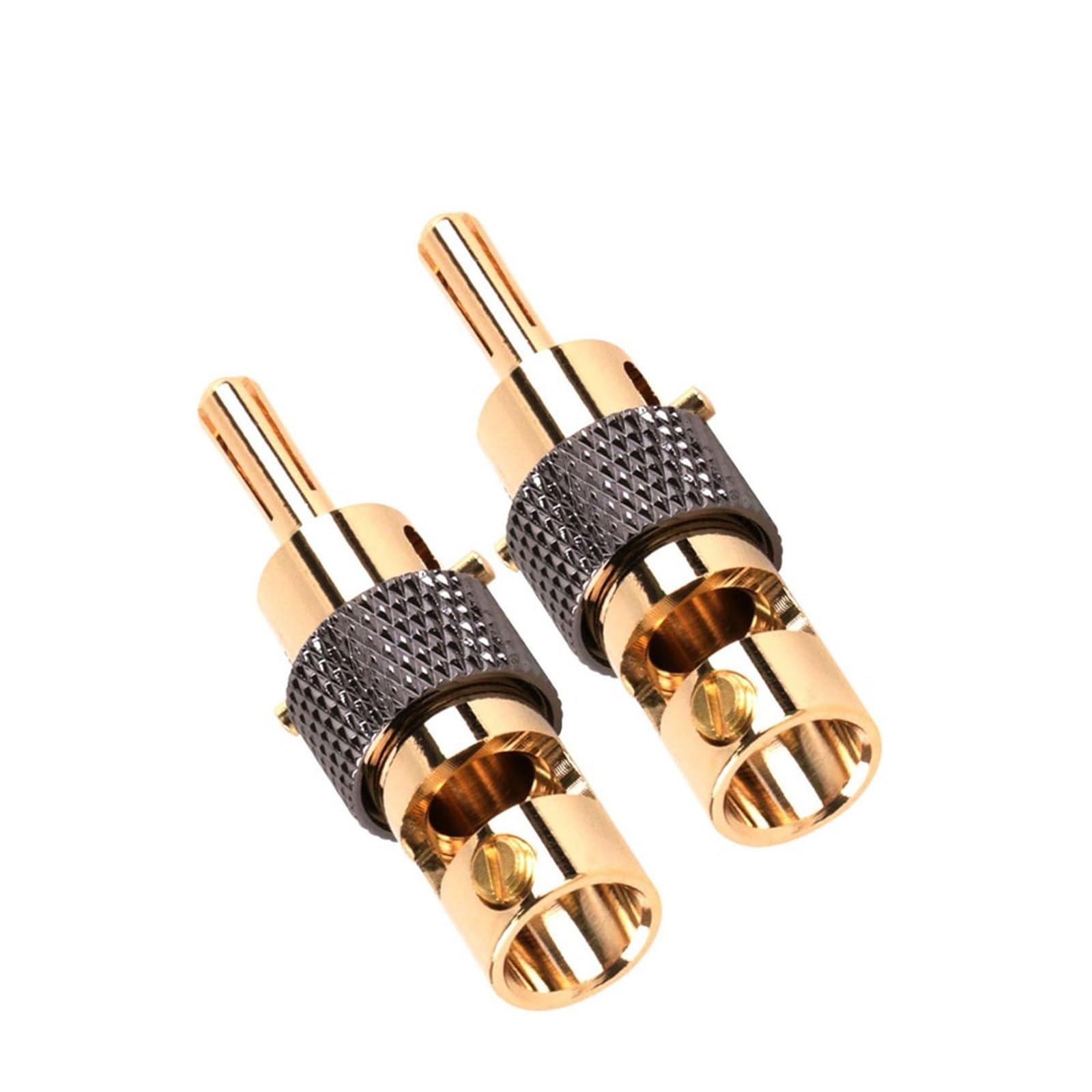 Conector macho de Audio con bloqueo automático pack de 10 unidades para cable de altavoz