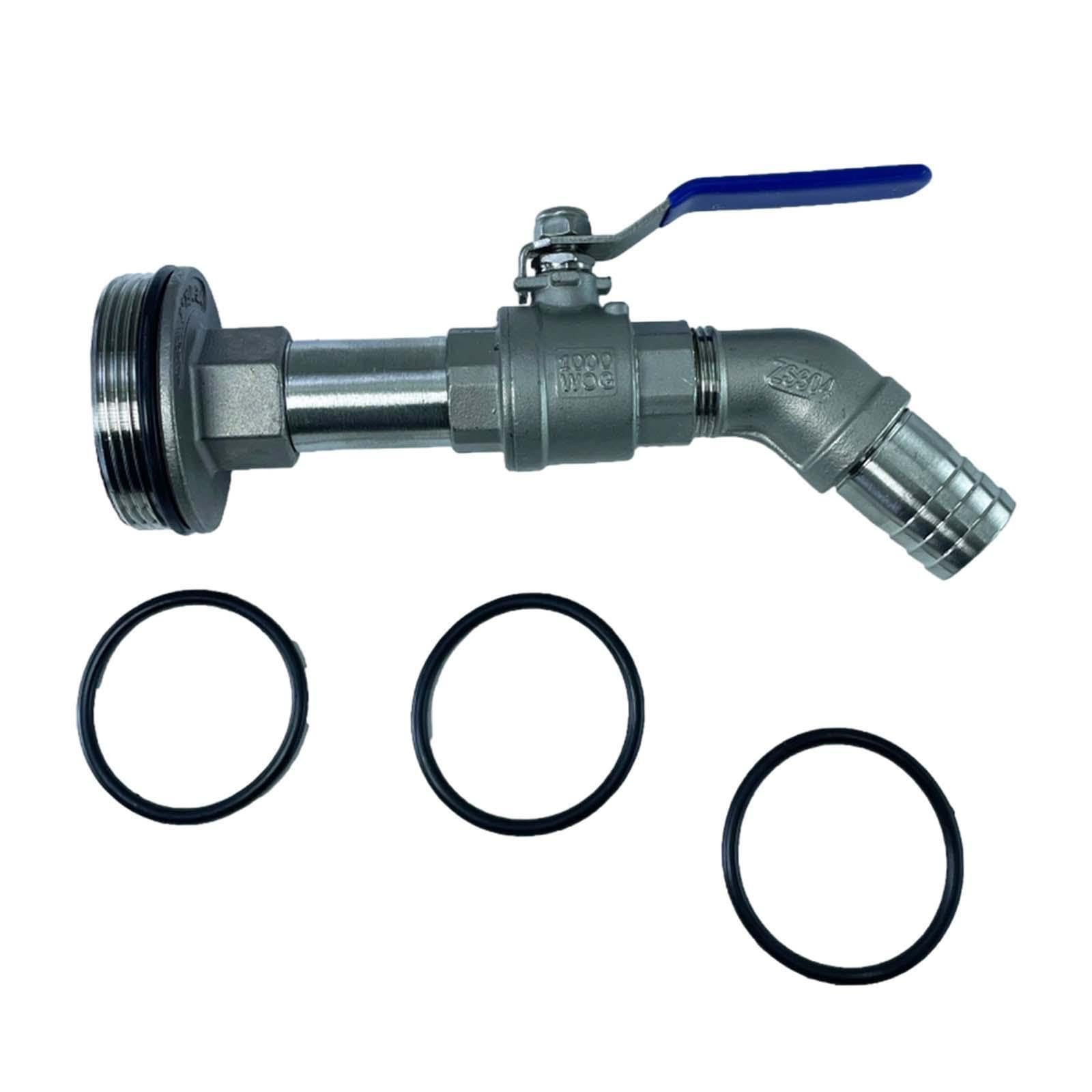 PUXZYAX Durable Drum Faucet 50 Gallon Barrel Spigot Gaskets No Leaking Liquid Easy to Install Anywhere Package Includes 1 Drum Faucet Easy to Install Outdoor, Length 21cm
