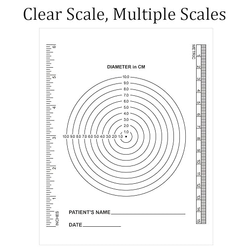 Miniatura 8 de Paquete de 100 cintas métricas de papel de 24 pulgadas23.6 in, reglas de medición de heridas desechables, cinta de medición Educare, herramientas de