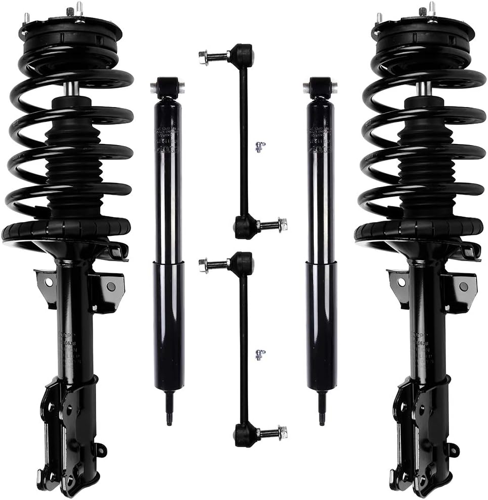 SCITOO Front Strut Spring Assembly Rear shock absorber Stabilizer Bar Link Fit For Ford Mustang 2005-2010 -6PCS