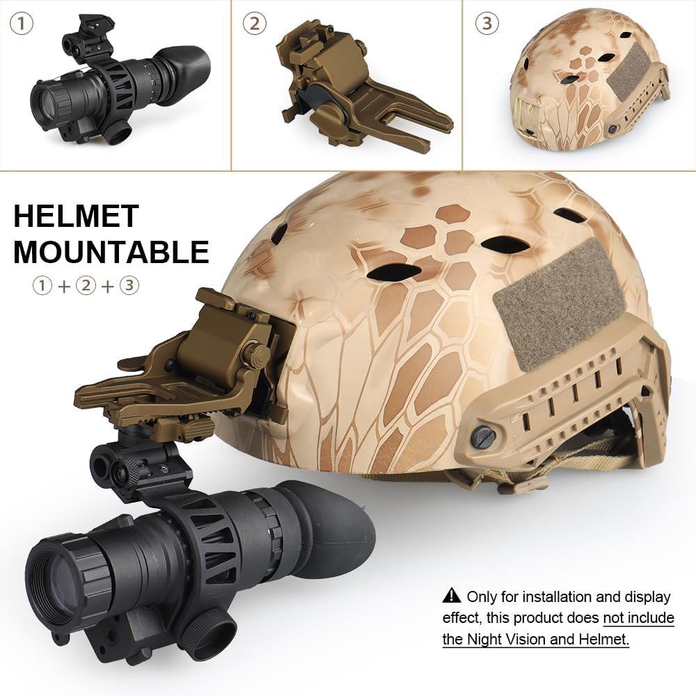 Night Vision Goggles NVG Mount for L4G24 Metal Helmet Mount PVS15/18