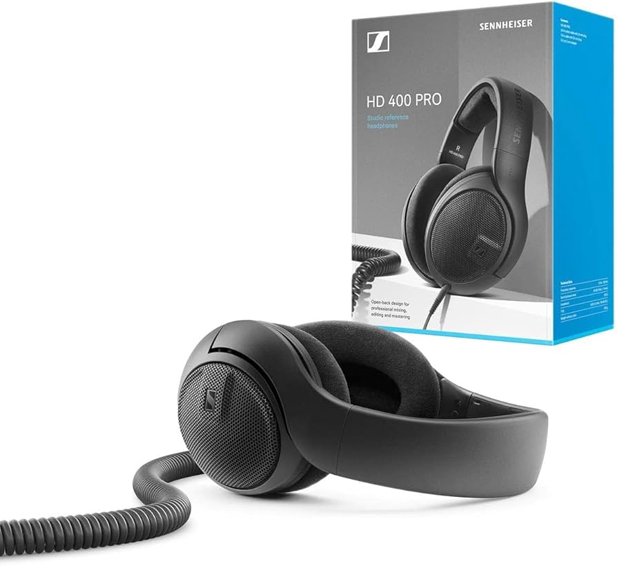 Sennheiser HD 400 PRO スタジオヘッドフォン Amazon.com: Sennheiser HD 400 PRO Open Back Dynamic Headphones for