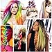 24 pcs Straight Colored Clip in Hair Extensions Fashion Hairpieces for Party or Performance Highlight Multiple Colors(Full Color Set 24 Pcs)