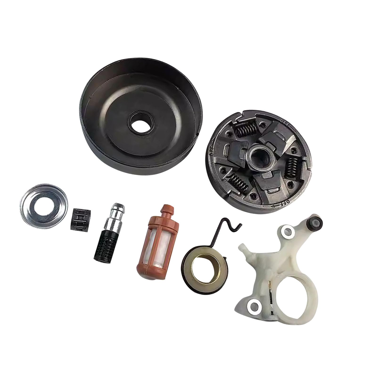 Sturdy Aluminum Chainsaw Components Clutches and Pumps Assembly Professional Landscaping Efficient Power Lightweight Parts