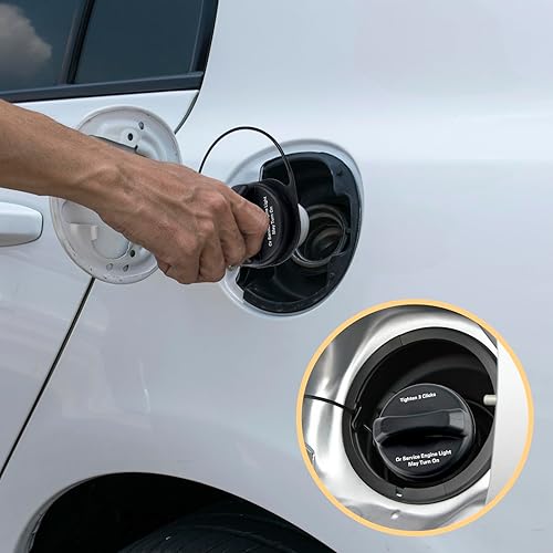 Miniatura 7 de Tapa del depósito de combustible compatible con Chevy Corvette, Buick Allure, GMC Canyon, Saturn Aura, Pontiac G3G5G6, Cadillac DTSCTS tapa de gas