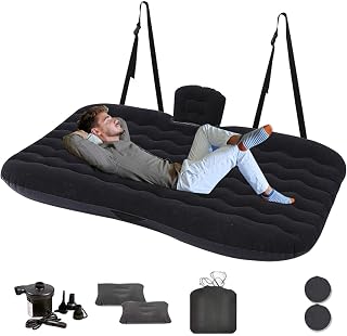 Suv ar | Tapete Dormir com Bomba Inflável - ar caminhão cama carro para viagens acampamento, caminhadas, viagens e outras atividades ao ar livre Jijie