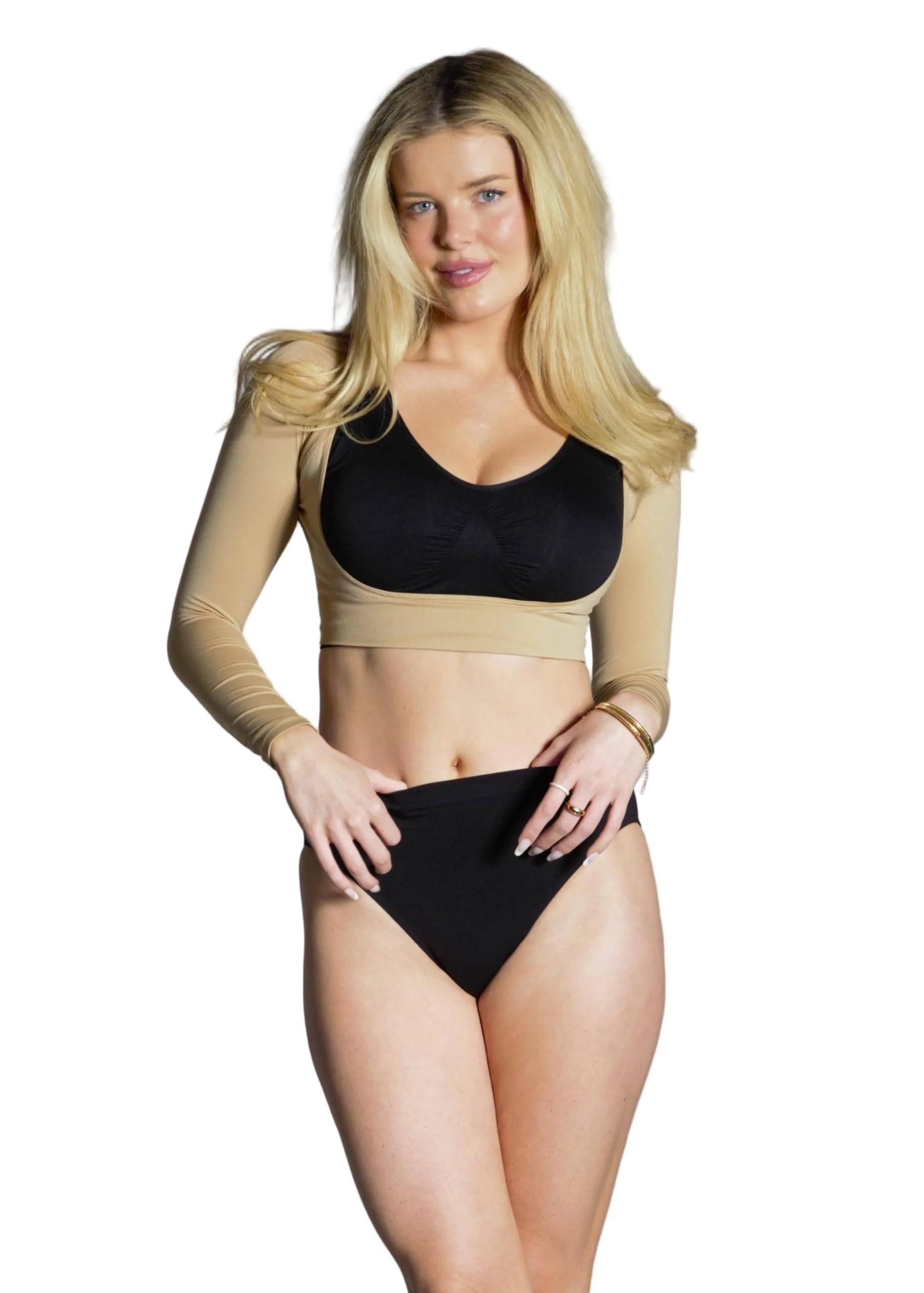 Rhonda Shear Plus Size Seamless Arm Shaper Top moldeador Mujer