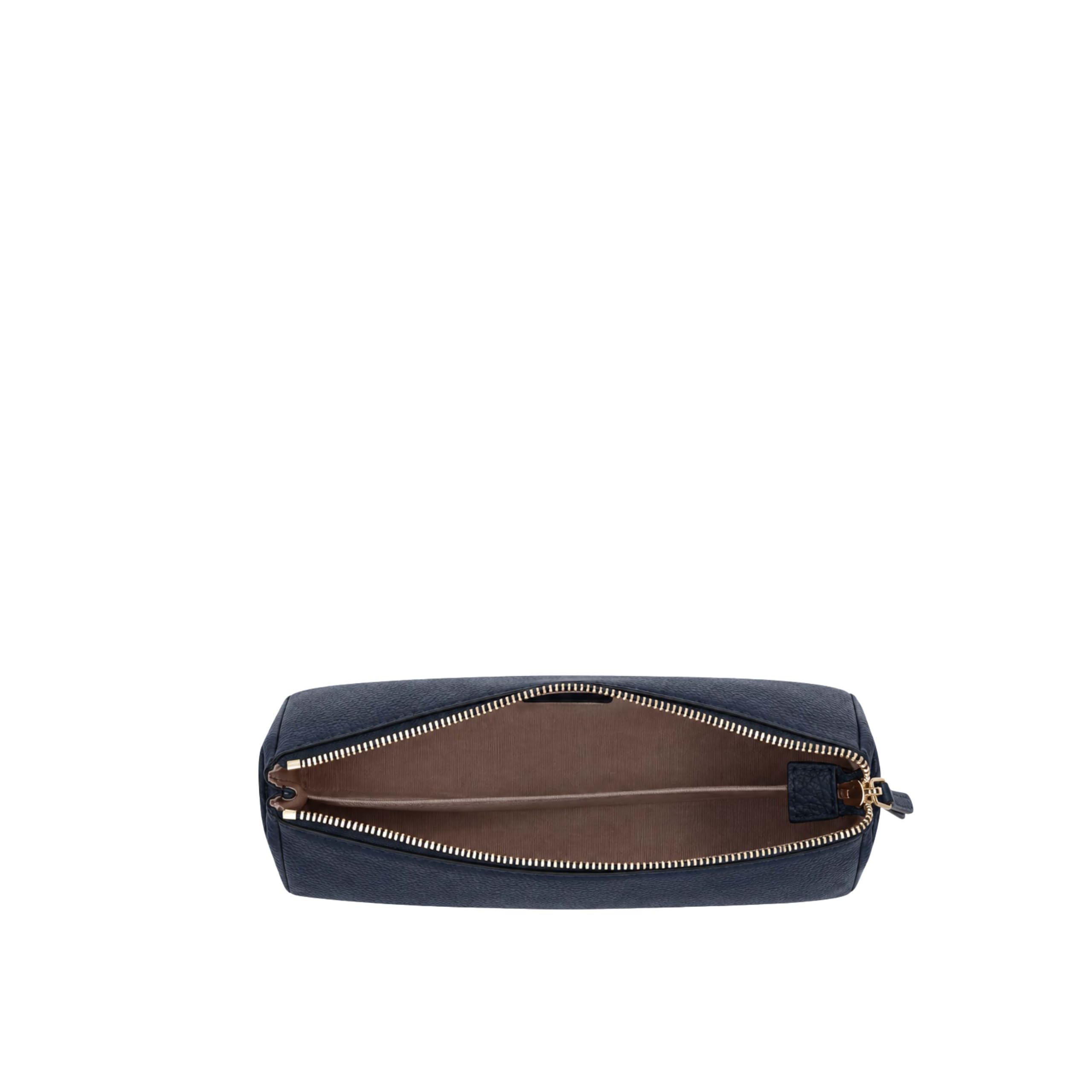 PICARD Pelle borsa trucco Java 1 Cosmetic Case Ozean grigio cadetto