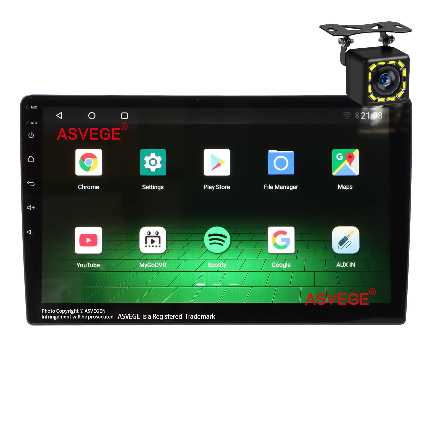Amazon.com: Universal 9 inch 4G+64G Qualcomm CPU Android Radio Car