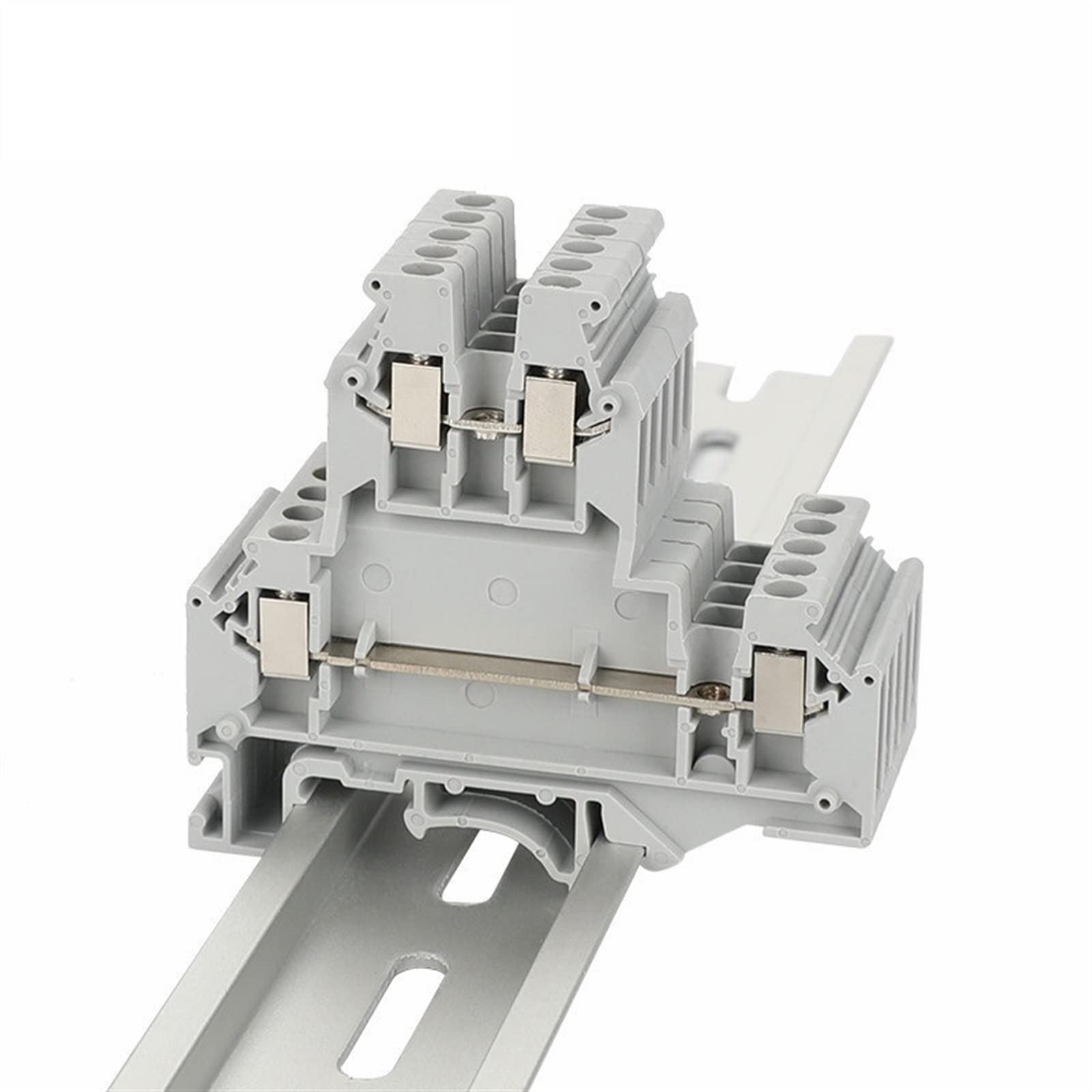 Conector eléctrico UKKB 3 de dos capas y tornillo universal, 10 unidades