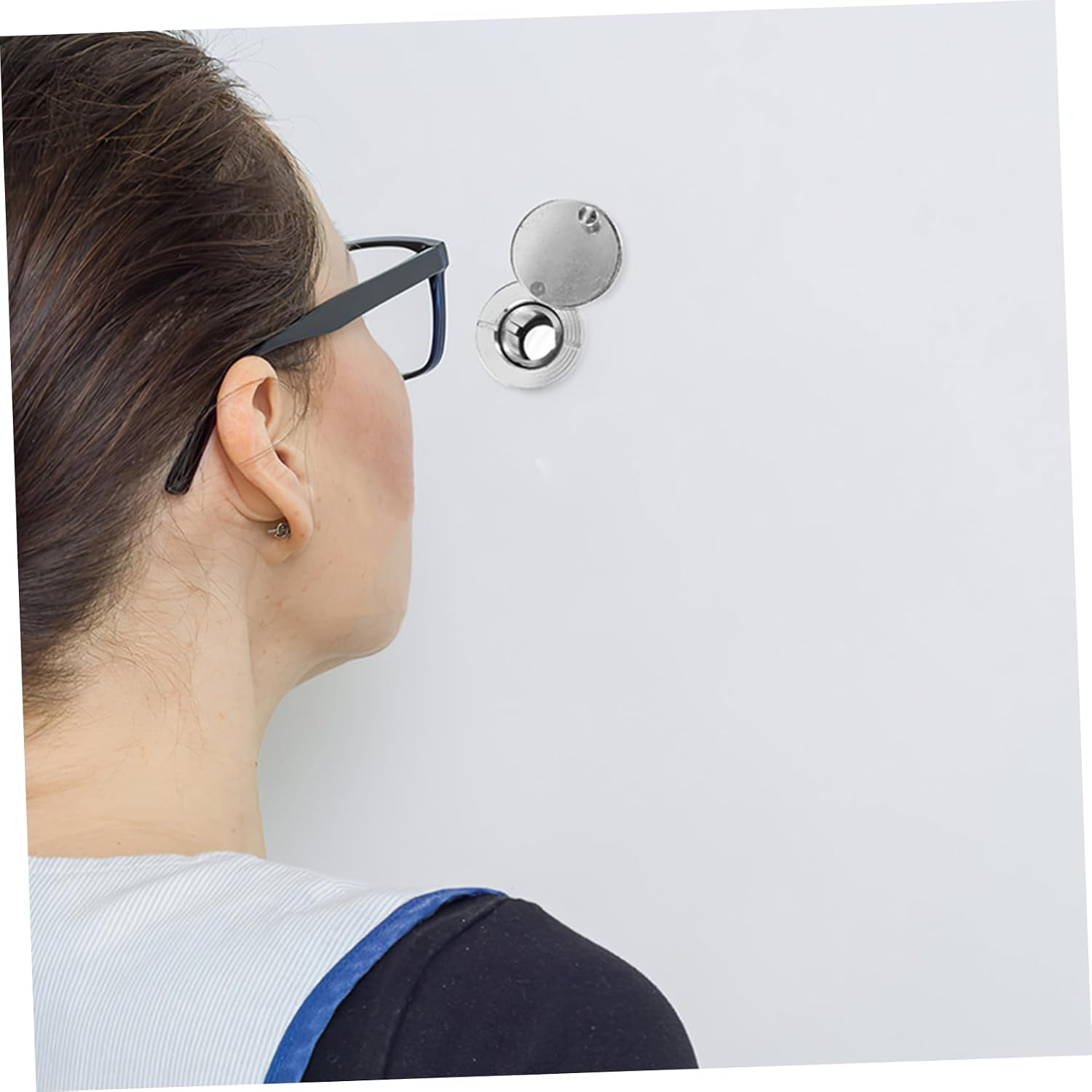 Peephole Viewer with Privacy Cover Door Viewer for Front Entry Durable Glass Fits Thick Doors for Home Office Hotel Security