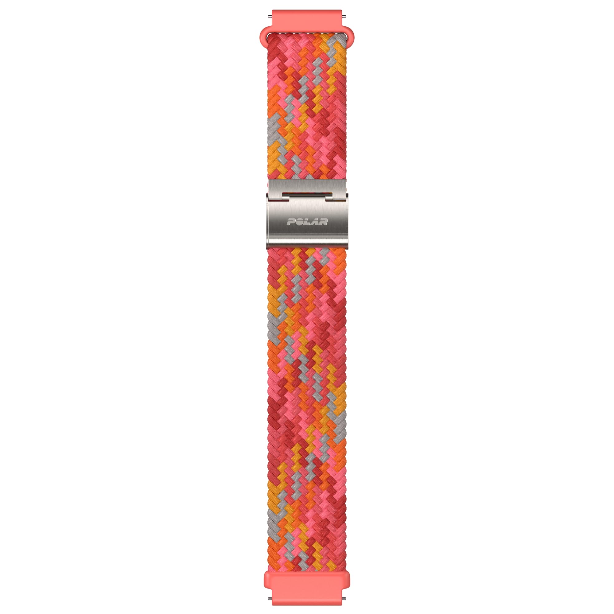 Polar Braided Yarn Red Wristband, 20mm, Size S/L, Comfortable & Stylish Watch Band