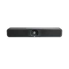 Logitech MeetUp 2 All-in-One USB Conference Room Camera, Compact Video Bar with Built-in AI Features, Works with Microsoft Teams, Zoom Rooms, Google Meet, and More